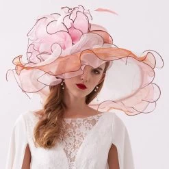 Hut Queen Indirha (9 Farbe) 15 Hut Queen Indirha (9 Farbe) -Modebekleidungs Geschäft 2022 Fashion Summer Organza Kentucky Derby Hats For Women Elegant Ladies Hat Large Wide Brim Church 01beaf86 87ae 4cde 84dd 21e420da4ea9
