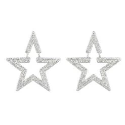 Ohrstecker Queen Lizzerina (4 Farben) -Modebekleidungs Geschäft 2022 New Alloy Rhinestone Big Star Dangle Earrings For Women Fashion Jewelry Exaggerate Lady s Statement ccb7270b 7e9e 48a3 b8ce 9d777ef74c61