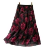 Rock Queen Farfhy (3 Farben) -Modebekleidungs Geschäft 75 Women s Flower Pleated Mesh Tulle Skirt Women Korean Fashion Female Elastic High Waist Dance Party.jpg 640x640 PhotoRoom.png PhotoRoom