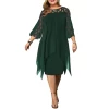 Kleid Queen Truesa (5 Farben) -Modebekleidungs Geschäft 78v dark green 553140603 PhotoRoom.png PhotoRoom
