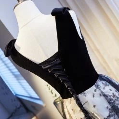 Abendkleid Queen Blackdiva -Modebekleidungs Geschäft Black Party Dresses Women Evening New Fashion Deep V neck Robe De Soiree Velour Sequin Floor 21aa9aa1 ce40 45cb aabf 265799960318