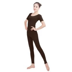 Ganzanzug Drag Japan II (Mehrere Farben) -Modebekleidungs Geschäft Ensnovo Spandex Unitard Bodysuit Short Sleeve Womens Gymnastic Unitard Black Dance Costumes Womens Cosplay Jumpsuit Lycra.jpg 640x640 1