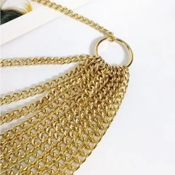 Gürtel Queen Xemma 14 Gürtel Queen Xemma -Modebekleidungs Geschäft Fashion Gold Chain Belt Female Waist Tassel Punk Metal Belts For Women High Quality Adjustable Goth 0a99811c e5a4 411f 825d c2b32ca63cbb