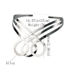 Kropfband Queen Yivvea -Modebekleidungs Geschäft MANILAI Fashion Alloy Big Torques Statement Necklaces For Women Large Collar Choker Necklace Boho Design Steampunk 1c451ff9 041f 49ac bb88 fe31519e9ea9