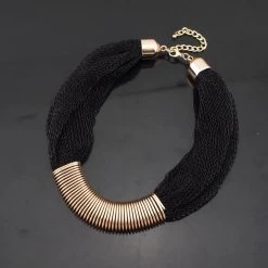 Kropfband Queen Randon (2 Farben) -Modebekleidungs Geschäft MANILAI Fashion Women Charm Choker Necklace Chunky Collar Rope Chain Statement Necklaces Wholesale gift Hot Sale 8bbb08b5 7458 4764 9463 2ef5d02e0bb8