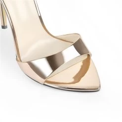 Sandalen Queen Azumi -Modebekleidungs Geschäft Onlymaker Sandalias de Punta abierta doradas para mujer zapatos altos y finos a la moda de ef3d7e34 3d79 442e a7fc 5742cc0bdd19