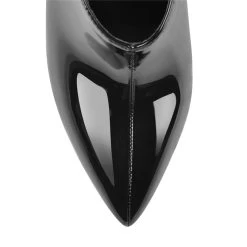 Schuhe Queen Thruc 10 Schuhe Queen Thruc -Modebekleidungs Geschäft Onlymaker Women s Pointed Toe Rhinestone Chain Black Patent Leather Stiletto High Heel Sexy Booties f23d8892 f97f 4f82 82f6 d67314f60929