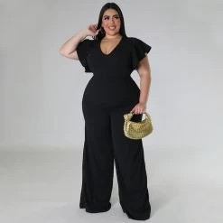Jumpsuit Queen Trymma (5 Farben) 23 Jumpsuit Queen Trymma (5 Farben) -Modebekleidungs Geschäft Ropa de talla grande de una pieza para mujer traje elegante de manga con volantes prendas 25d3f17d b5b5 4197 9cb8 b6fcf24a90e8