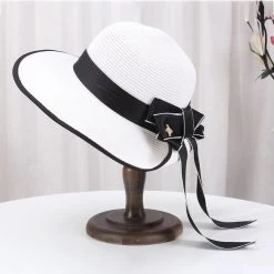 Hut Queen Fellisa (2 Farben) 11 Hut Queen Fellisa (2 Farben) -Modebekleidungs Geschäft Summer Straw Hat Fashion Wide Brim Casual Beach Sun Hats Outdoor Foldable Sunscreen Block UV Protection