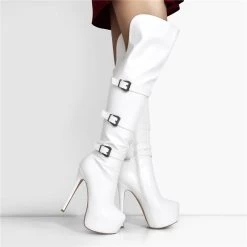 Stiefel Queen Khasyan (Mattweiß) 7 Stiefel Queen Khasyan (Mattweiß) -Modebekleidungs Geschäft afeb6a24e0573176a9cfc3dc82c17d41