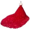 Abendkleid Queen Pétale 2 Abendkleid Queen Pétale -Modebekleidungs Geschäft dress drag petale red 2 evening dresses the queen closet clothing pink costume accessory magenta strapless 371