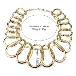 Kropfband Drag Kairo (Golden Oder Silbrig) 9 Kropfband Drag Kairo (Golden Oder Silbrig) -Modebekleidungs Geschäft product image 1001876913