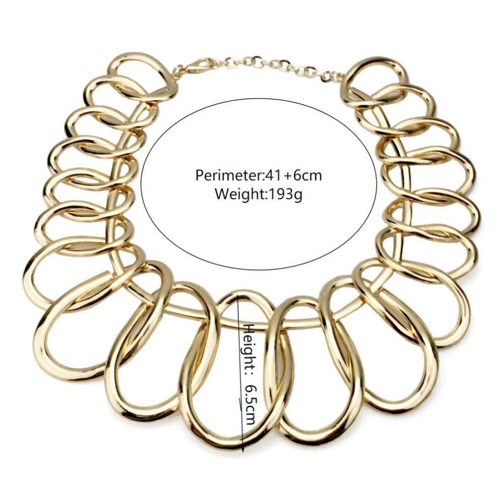 Kropfband Drag Kairo (Golden Oder Silbrig) 6 Kropfband Drag Kairo (Golden Oder Silbrig) – Bild 4