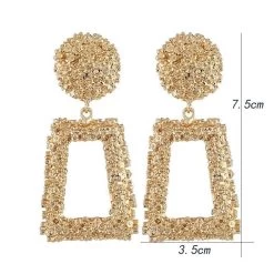 Ohrstecker Queen Zeit (2 Farben) -Modebekleidungs Geschäft product image 1035882639