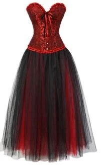 Korsettkleid Drag Omanel (2 Farben) 6 Korsettkleid Drag Omanel (2 Farben) – Bild 4