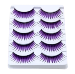 Falsche Wimpern Drag Purple Rain (5 Paare)