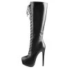 Stiefel Queen Morbius (Schwarzes Wildleder)