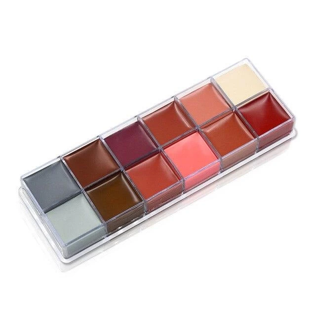 Set Mit 6 Pinseln + 12 Farben Ölkörperfarbe (2 Varianten) 7 Set Mit 6 Pinseln + 12 Farben Ölkörperfarbe (2 Varianten) – Bild 5