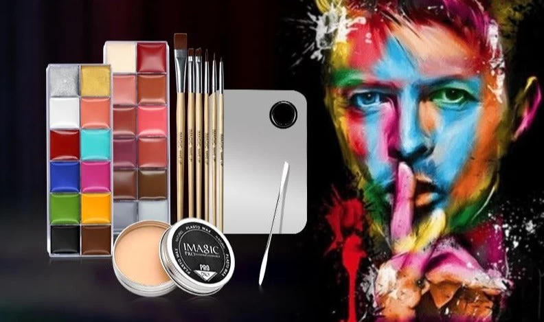 Komplettes Professionelles Bühnen-Make-up-Set 4 Komplettes Professionelles Bühnen-Make-up-Set – Bild 2