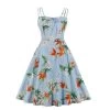 Vintage Kleid Drag Sky