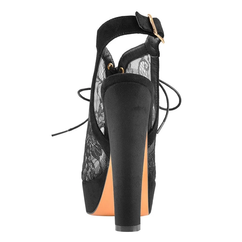 Sandalen Queen Maisker (Transparent Schwarz) 4 Sandalen Queen Maisker (Transparent Schwarz) – Bild 2