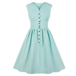 Vintage Kleid Queen Vaulted (5 Farben) -Modebekleidungs Geschäft product image 1437573979