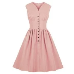 Vintage Kleid Queen Vaulted (5 Farben) -Modebekleidungs Geschäft product image 1437573981