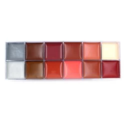 Set Mit 6 Pinseln + 24 Farben Ölkörperfarbe -Modebekleidungs Geschäft product image 1527197236