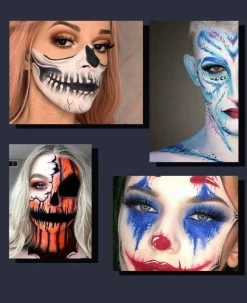 Set Mit 6 Pinseln + 12 Farben Ölkörperfarbe (2 Varianten) 19 Set Mit 6 Pinseln + 12 Farben Ölkörperfarbe (2 Varianten) -Modebekleidungs Geschäft product image 1585808007