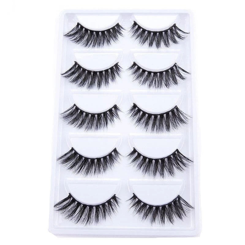 Falsche Wimpern Drag Tini (5 Paare) 3 Falsche Wimpern Drag Tini (5 Paare)