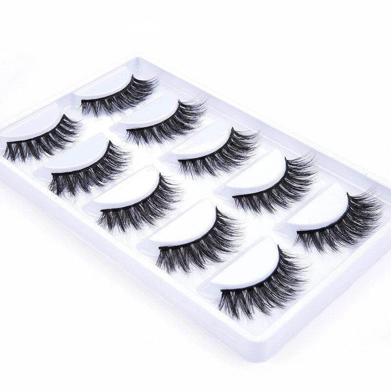 Falsche Wimpern Drag Tini (5 Paare) 4 Falsche Wimpern Drag Tini (5 Paare) – Bild 2
