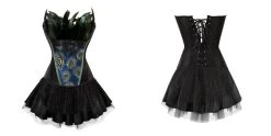 Korsettkleid Drag Peacock (4 Farben) 27 Korsettkleid Drag Peacock (4 Farben) -Modebekleidungs Geschäft product image 1656025222