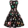 Vintage Kleid Queen Snowman