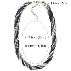 Halskette Drag Sfer (3 Farben) 13 Halskette Drag Sfer (3 Farben) -Modebekleidungs Geschäft product image 1834589788