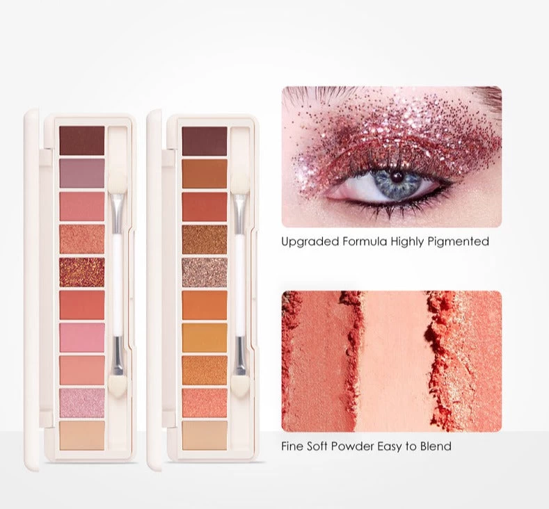 Professionelle Lidschattenpalette 10 Farben (3 Varianten) 4 Professionelle Lidschattenpalette 10 Farben (3 Varianten) – Bild 2