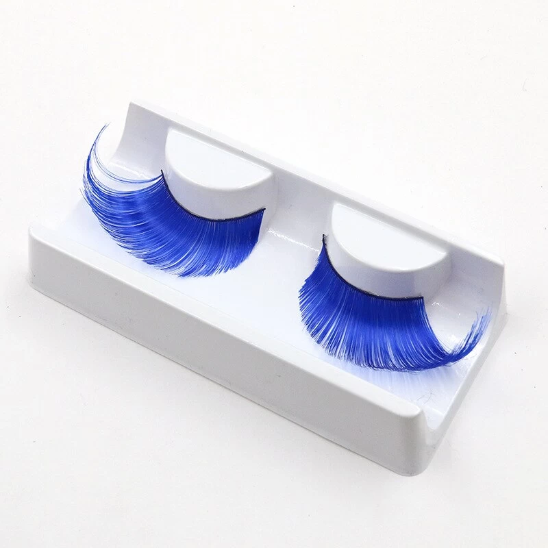 Falsche Wimpern Drag Blue 6 Falsche Wimpern Drag Blue – Bild 4