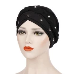 Turban Queen Castefels (9 Farben) -Modebekleidungs Geschäft v 01 Black 202573807 1603844859