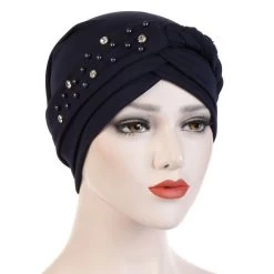 Turban Queen Gava (9 Farben) -Modebekleidungs Geschäft v 03 Navy Blue 203027876 135867103
