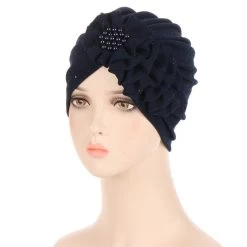 Turban Queen Wilam (8 Farben) -Modebekleidungs Geschäft v 03 Navy 495915745