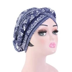 Turban Queen Miami (8 Farben) -Modebekleidungs Geschäft v 03 Navy 2129188883