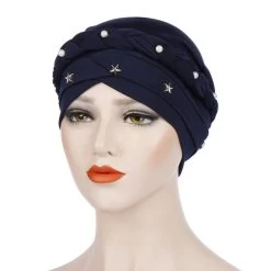 Turban Queen Castefels (9 Farben) -Modebekleidungs Geschäft v 04 Navy Blue 1562090413