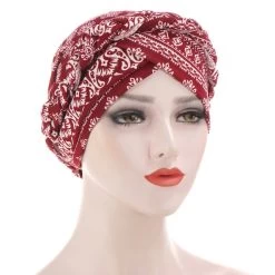 Turban Queen Juls (6 Farben) -Modebekleidungs Geschäft v 04 Wine Red 107448107