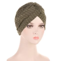 Turban Queen Khima (8 Farben) -Modebekleidungs Geschäft v 06 Olive Green 1452091756