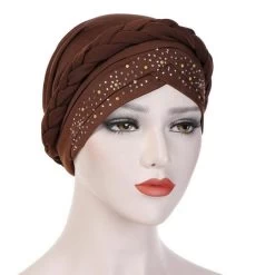 Turban Queen Marinne (7 Farben) -Modebekleidungs Geschäft v 07Coffee 1804826835