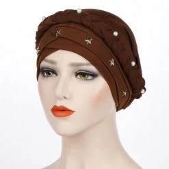 Turban Queen Castefels (9 Farben) -Modebekleidungs Geschäft v 09 Coffee 858957907