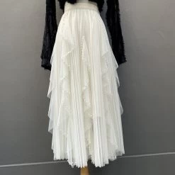 Rock Queen Blandy (3 Farben) -Modebekleidungs Geschäft v Beige 2146727694