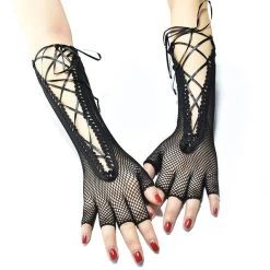 Handschuhe Queen Leroya -Modebekleidungs Geschäft v Black 1461147727