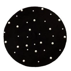 Baskenmütze Queen Texas (19 Farben) -Modebekleidungs Geschäft v Black 1721529427