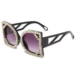 Sunglasses Queen Anoxia (7 Farben) -Modebekleidungs Geschäft v Black gray 101725