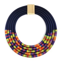 Kropfband Queen Inwara (6 Farben) -Modebekleidungs Geschäft v Blue Necklace 1961561544